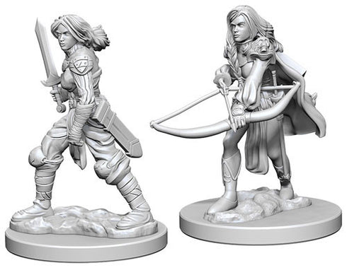 Pathfinder - Unpainted Human Female Fighter